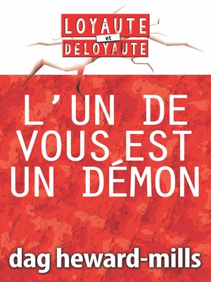 cover image of L'un de vous est un démon
